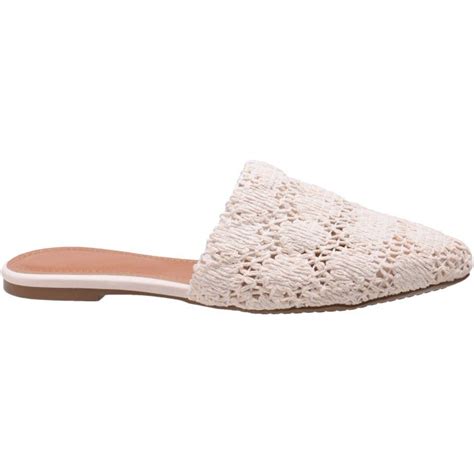 Natural Crochet Mules 